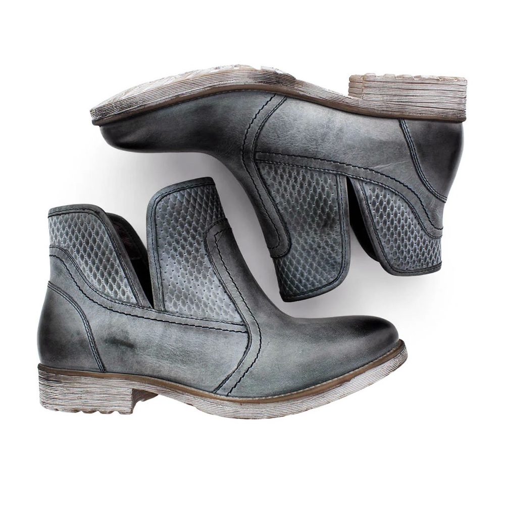 Bed Stu Gray Ankle Boots